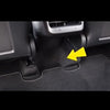 Tesla Model Y Storage Box Under Rear Air Outlet Organizer Rear ABS Flocking Box (Rear Middle ABS Flocking Box)