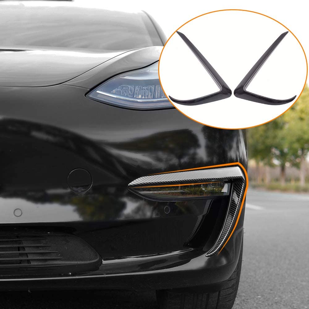 2018-2022 Tesla Model 3 Front Fog Light Trim Covers