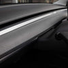 Tesla Model 3 & Y Matte Carbon Fiber Dashboard Cap