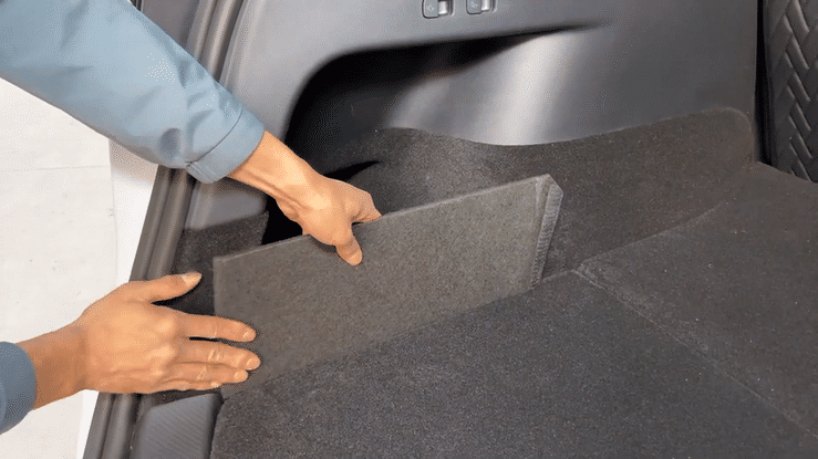 Tesla Model Y Rear Trunk Organizer Side Divider (2 Piece Set)
