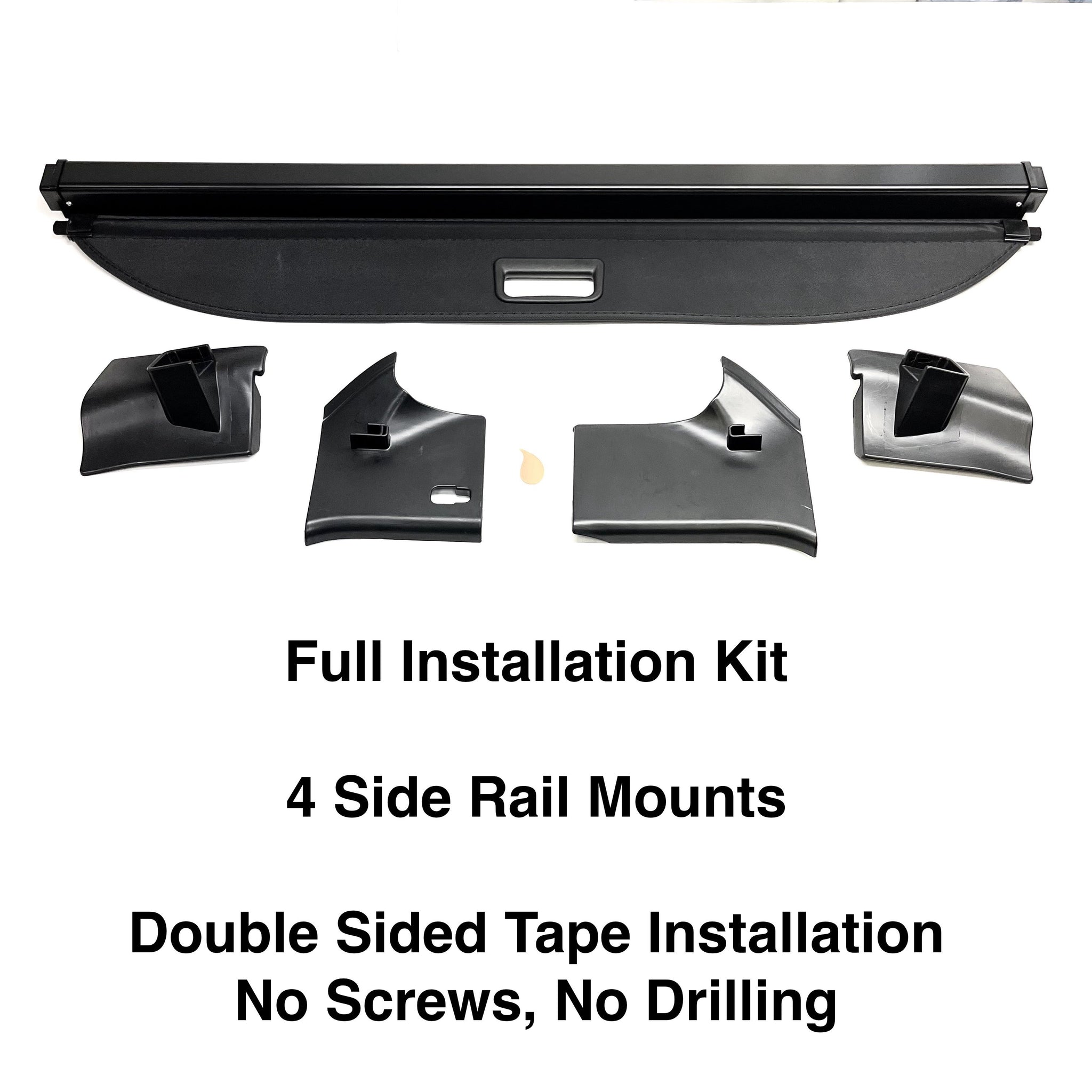 Tesla Model Y Retractable Cargo Bay Cover with LED Light Bar