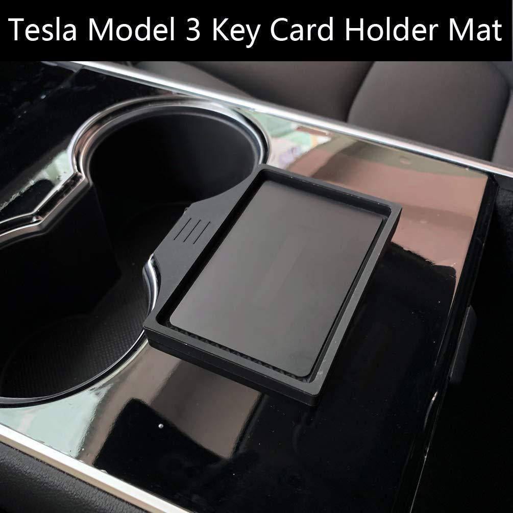 207-2020 Tesla Model 3 & Y Center Console Anti-Slip Key Card Holder