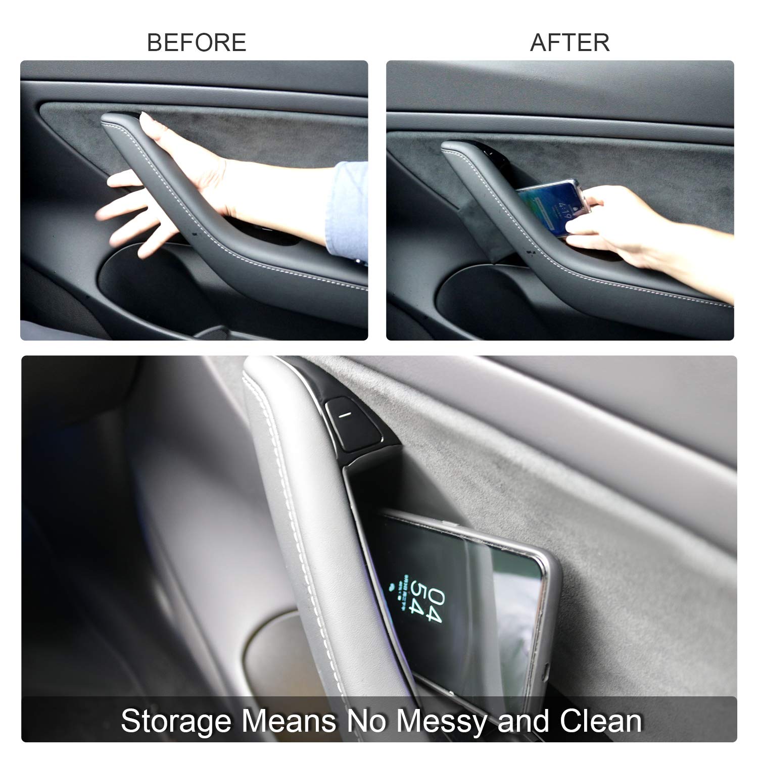 Tesla Model 3 & Y Door Side Storage Containers