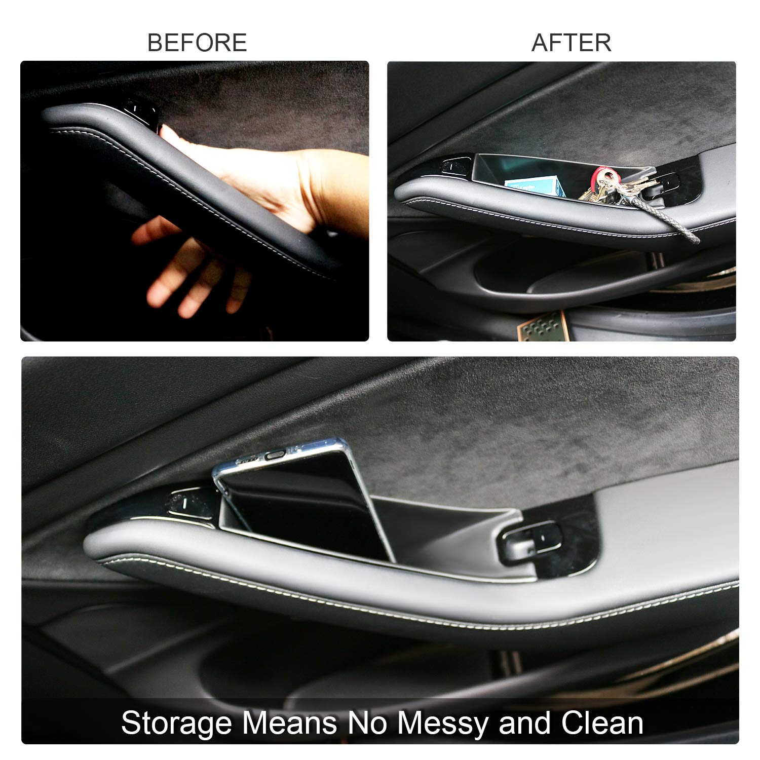Tesla Model 3 & Y Door Side Storage Containers