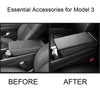 Tesla Model 3 & Y Leather Center Console Armrest Cover