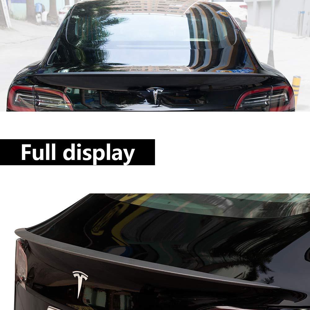 Tesla Model 3 Performance Tail Wing Rear Trunk Lid Carbon Fiber Spoiler