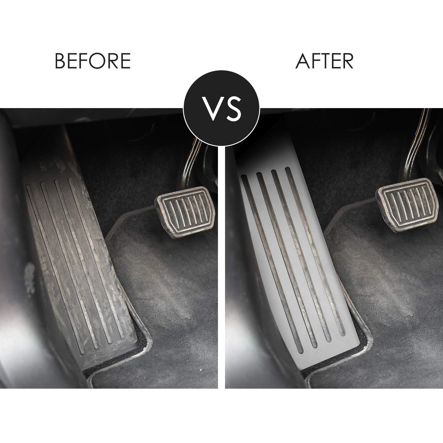 Tesla Model 3 & Y Stainless Steel Footrest Dead Pedal