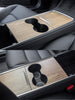 2021-2022 Model 3 & Model Y Wood Grain Center Console Vinyl Wrap