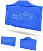 2017-2020 Tesla Model 3 & Y Center Console Red Anti-Slip Key Card Holder & Silicone Key Chain (Set of 2)