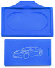 2017-2020 Tesla Model 3 & Y Center Console Red Anti-Slip Key Card Holder & Silicone Key Chain (Set of 2)