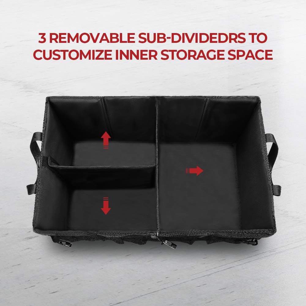 Tesla Model 3 & Y Multi-Compartment Trunk Organizer