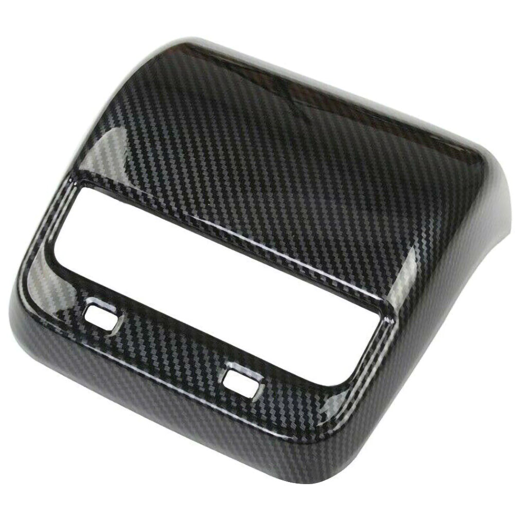 Tesla Model 3 & Y Carbon Fiber Style Rear Air Vent Cover Trim