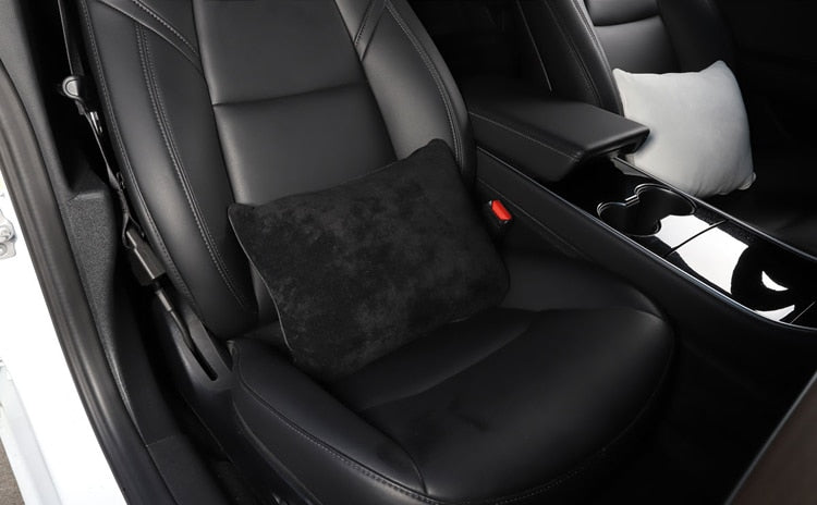 Alcantara Tesla Model 3 & Y Headrest Neck Pillows