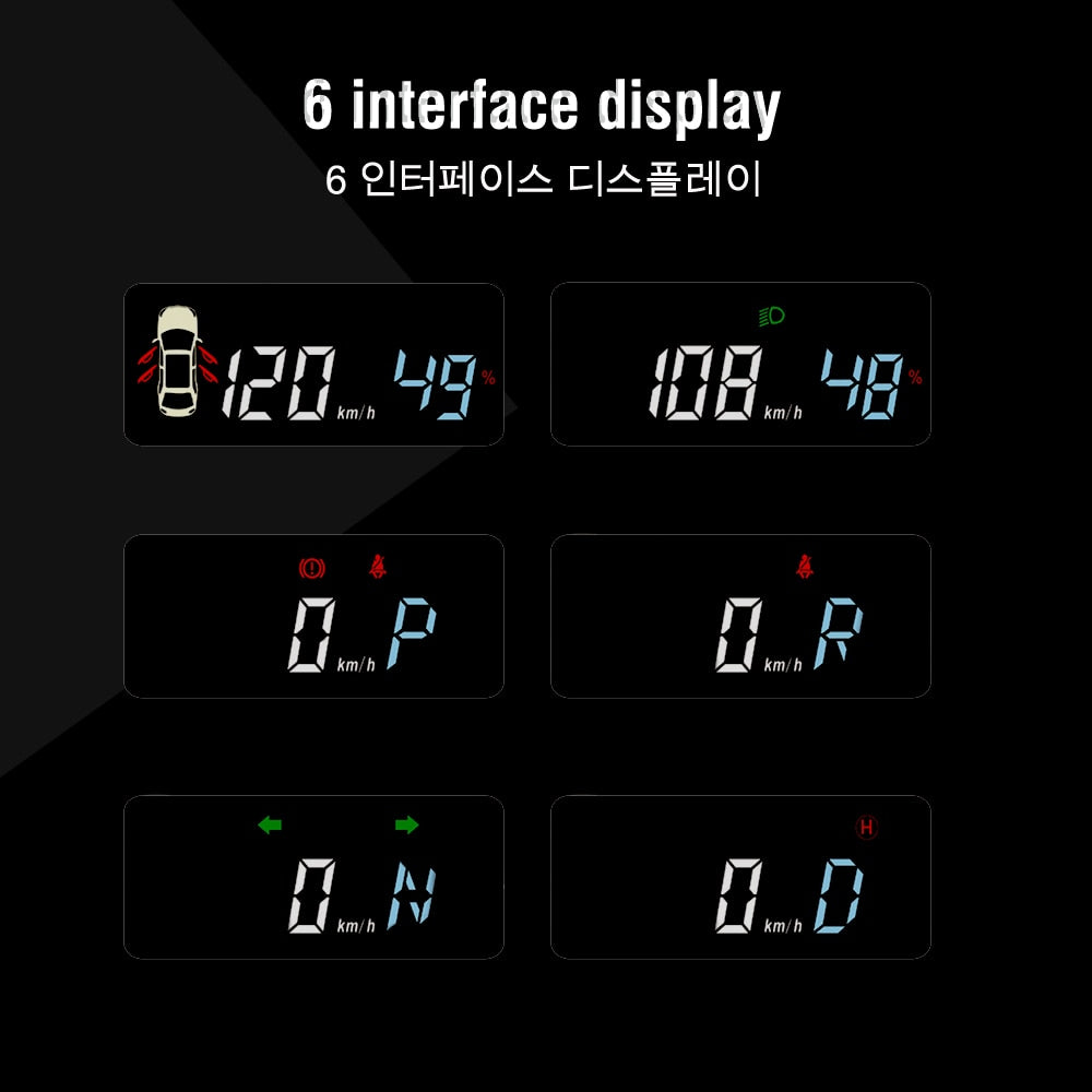 6 Mode Heads Up Display for Tesla Model 3 & Y