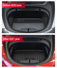 Tesla Model 3 & Y 2020 2021 Wear-Resistant Leather Front Trunk Storage Mat