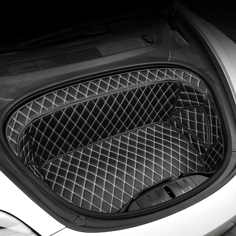 Tesla Model 3 & Y 2020 2021 Wear-Resistant Leather Front Trunk Storage Mat