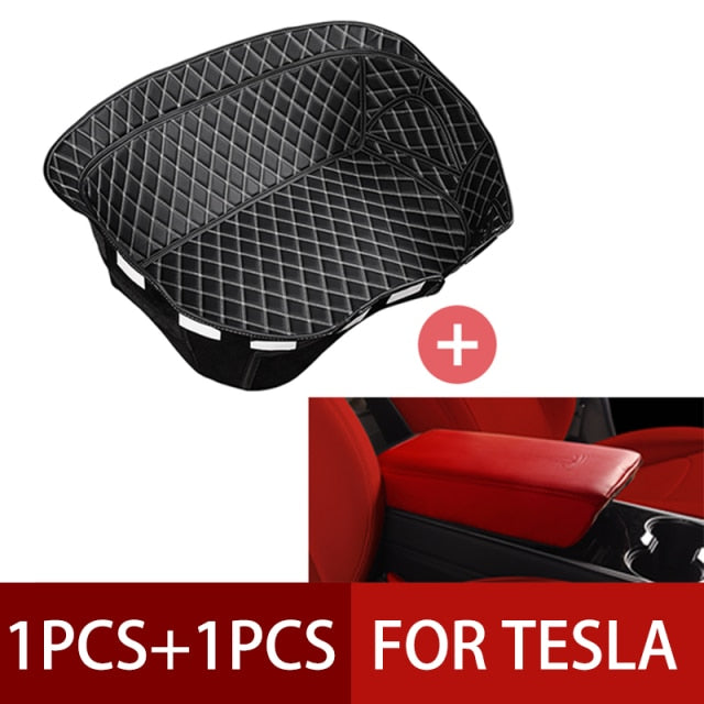 Tesla Model 3 & Y 2020 2021 Wear-Resistant Leather Front Trunk Storage Mat
