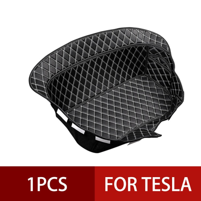 Tesla Model 3 & Y 2020 2021 Wear-Resistant Leather Front Trunk Storage Mat