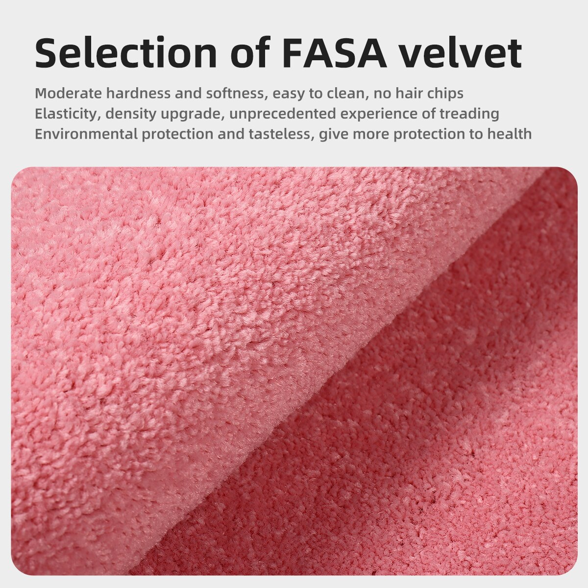 Fully Surrounded Microfiber Leather Pink Floor Mats for Tesla Model 3 & Y