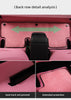 Fully Surrounded Microfiber Leather Pink Floor Mats for Tesla Model 3 & Y