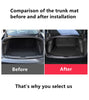 Durable Leather Custom Fit Trunk Mat for Tesla Model 3 & Y