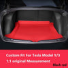 Durable Leather Custom Fit Trunk Mat for Tesla Model 3 & Y