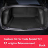 Durable Leather Custom Fit Trunk Mat for Tesla Model 3 & Y
