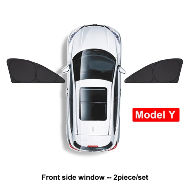Custom Fit Privacy Sunshades for Tesla Model S, 3, X, & Y
