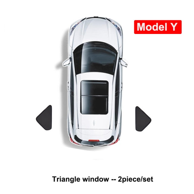 Custom Fit Privacy Sunshades for Tesla Model S, 3, X, & Y