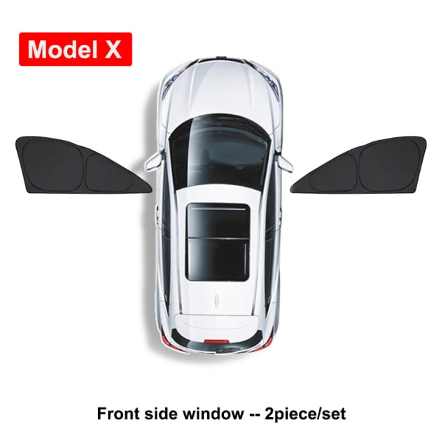 Custom Fit Privacy Sunshades for Tesla Model S, 3, X, & Y