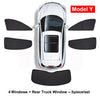 Custom Fit Privacy Sunshades for Tesla Model S, 3, X, & Y