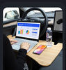 Foldable Eating WoodenTable/Working Desk for Tesla Model 3 & Y