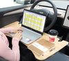 Foldable Eating WoodenTable/Working Desk for Tesla Model 3 & Y