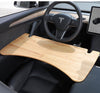 Foldable Eating WoodenTable/Working Desk for Tesla Model 3 & Y