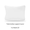 High-Quality Leather Headrest Neck Pillow and Lumbar Support Pillow for Tesla Model 3 & Y