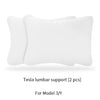 High-Quality Leather Headrest Neck Pillow and Lumbar Support Pillow for Tesla Model 3 & Y