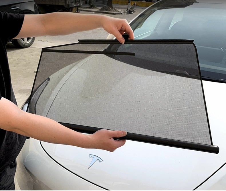 Tesla Model 3 & Model Y Automatic Lifting Window Sunshade (4 Piece Set)