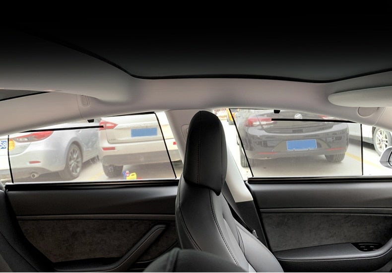 Tesla Model 3 & Model Y Automatic Lifting Window Sunshade (4 Piece Set)