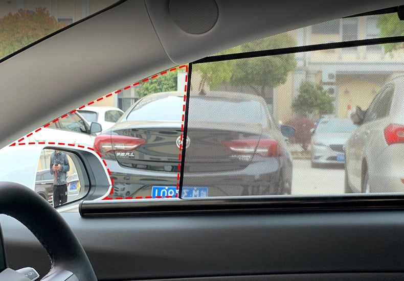 Tesla Model 3 & Model Y Automatic Lifting Window Sunshade (4 Piece Set)