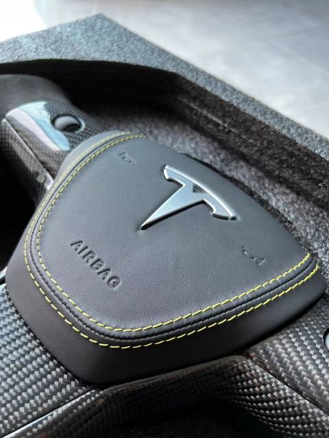 Steering Wheel Airbag Cover for Tesla Model 3 & Y