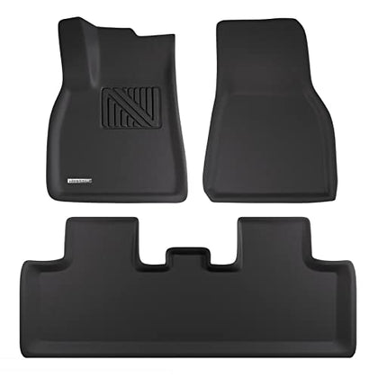 Tesla Model Y Floor Mats All-Weather Anti-Slip Waterproof Full Cover Floor Mats for Tesla Model Y 2020-2023