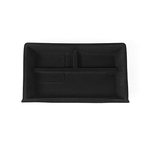 Tesla Model Y Under Seat Storage Box Organizer Tray Flocking Storage Box For Tesla Model Y Accessories 2019-2021 (Under Front Seat ABS Box (Style B))