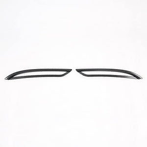 Carbon Fiber Style Rear Fog Lights Lamps Covers for 2020-2022 Tesla Model Y(Not fit Any Other Tesla Model) 2-pc