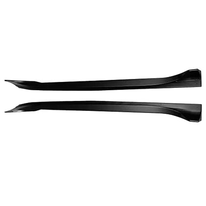 2017-2022 Tesla Model 3 Side Skirts, Matte Black ABS Plastic IKON Style Side Skirt Extension Rocker Panel 2PC
