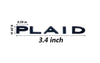 Black Plaid Letter Logo Badge Emblem Fit for Tesla Model 3 /Y/X/S