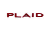 Red Plaid Letter Logo Badge Emblem Fit for Tesla Model 3 /Y/X/S