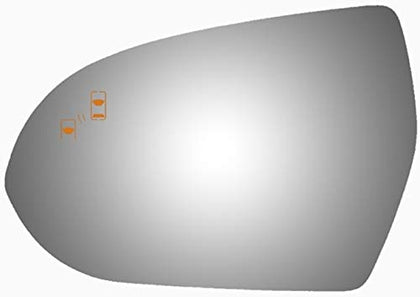 Fits Rear View Driver Side Mirror Glass for 2017-2020 Kia Niro 2019-2020 Kia Niro EV 2017 2018 2019 2020 Left Flat Lens Replacement Non-Heated