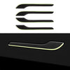 Door Handle Sticker Wrap for Tesla Model 3/ Model Y Luminous Door Handle Protector Decal Accessories Wrap Kit