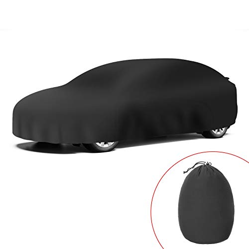 Tesla Model X Car Cover Sedan Cover UV Protection Windproof Dust Proof Scratch Proof Outdoor Full Car Cover for Tesla Model X (Black, Tesla Model X)