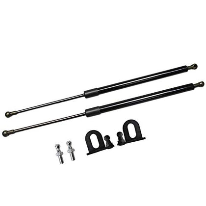 Lift Supports for Kia Niro (DE) e-Niro EV 2016-2021 Front Bonnet Hood Modify Carbon Fiber Gas Charged Shock Dampers Spring Struts Bar (2 PCS) (Normal black)